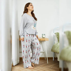 RABBIT & CARROT PRINTED PJ SET