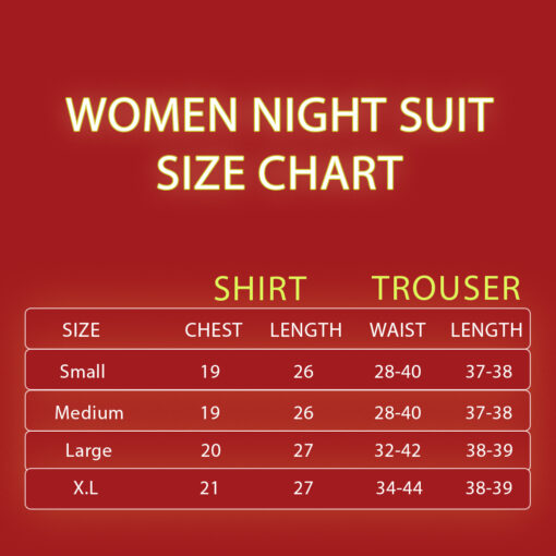 Highlight Red Love Printed Half Sleeves Lounge Wear For Women